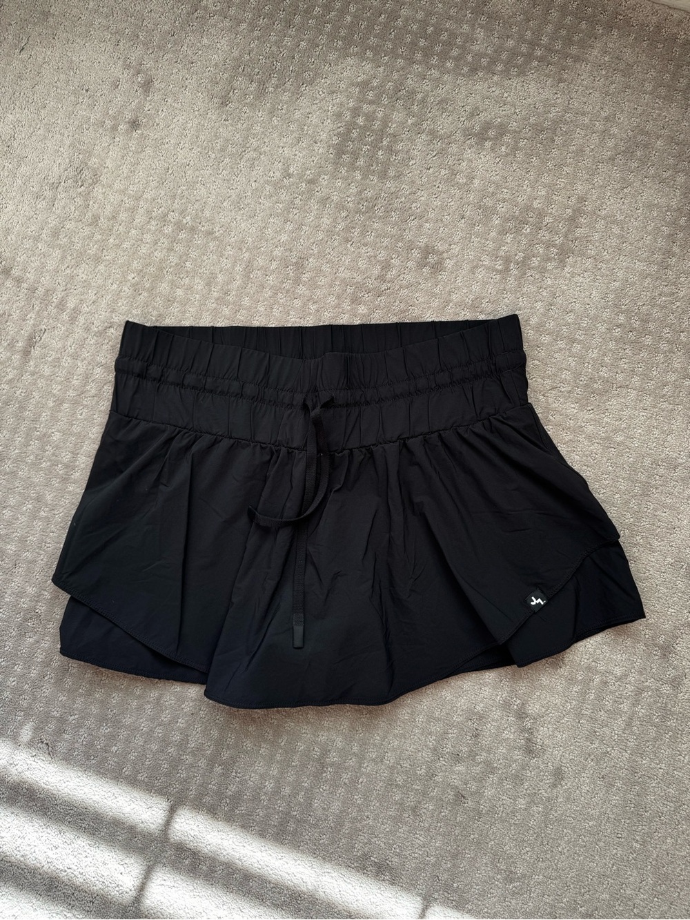 JoyLab Black Athletic Skort with Drawstring Waist